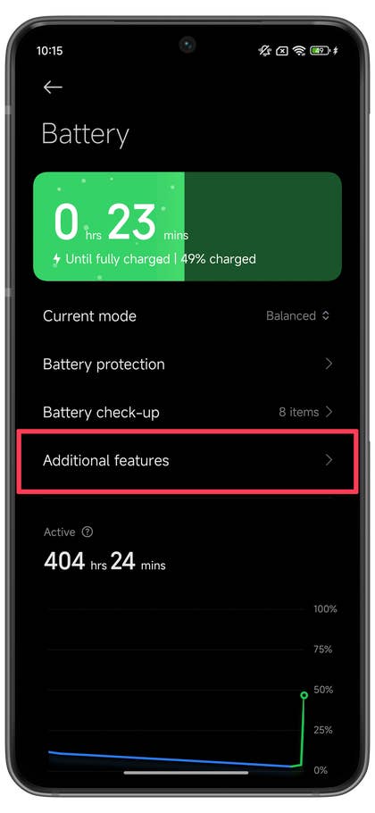Umgekehrtes kabelloses Laden bei Xiaomi