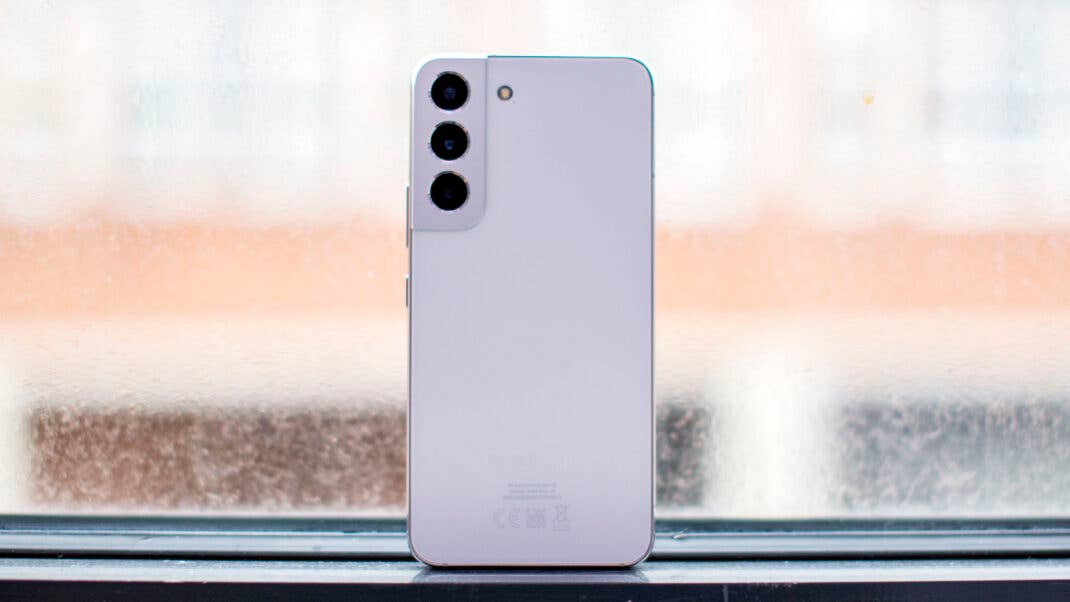 Rückseite des Galaxy S22