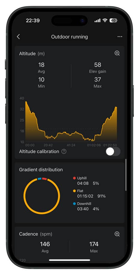 Screenshot der Zepp-App-UI für die Amazfit T-Rex 3