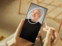 Screenshot zeigt Google Circle to Search mit meinem eingekreisten Kopf