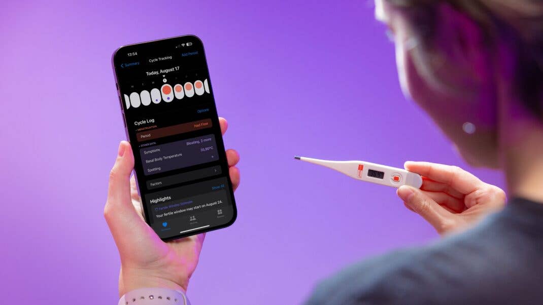 Tracking des Menstruationszyklus auf dem Smarthone