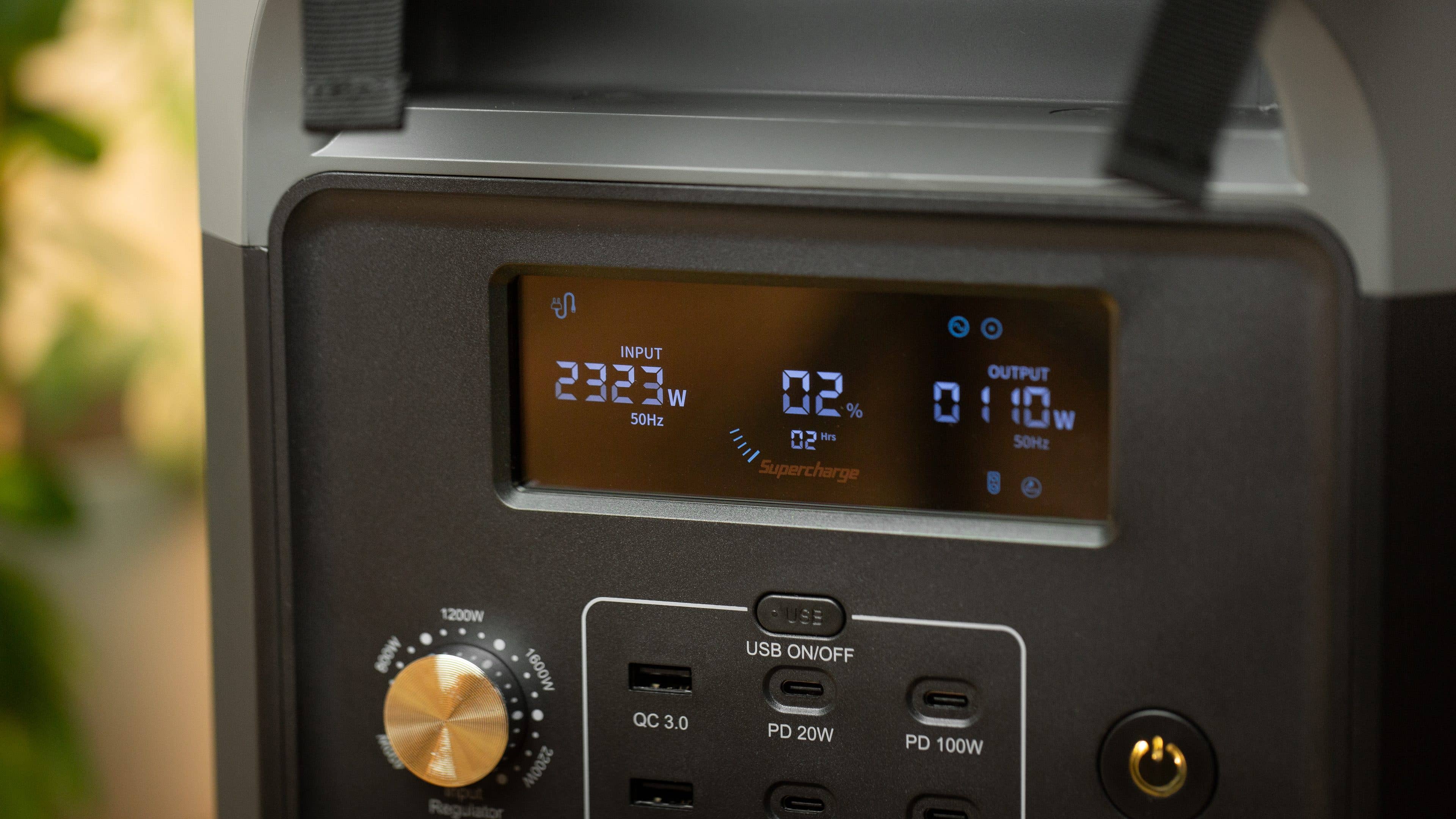 Fossibot F3600 Bildschirm