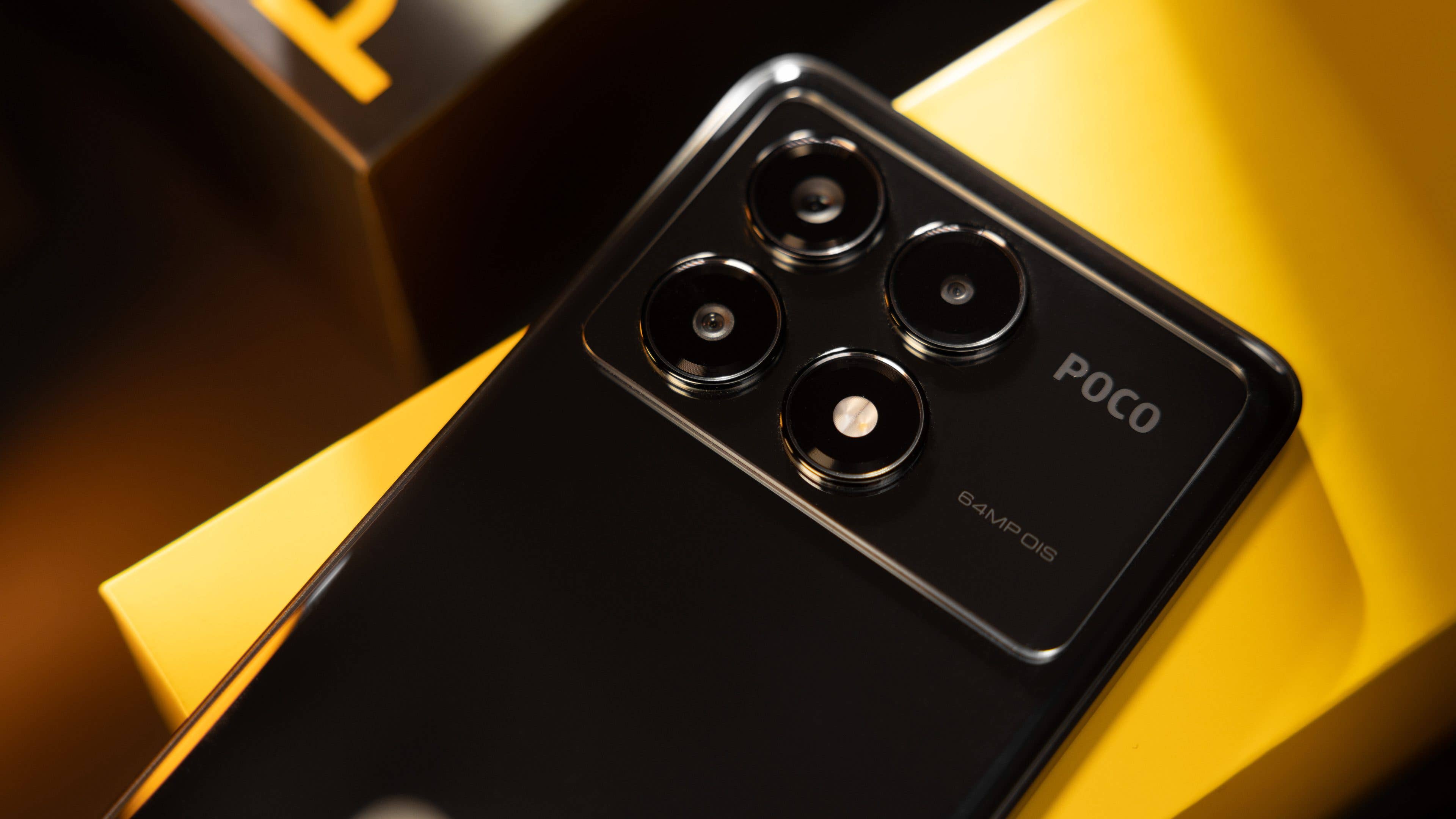 Das Kamerasystem des Poco X6 Pro in Großaufnahme