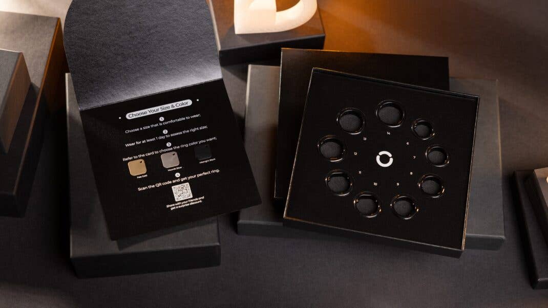 RingConn Smart Ring in Nahaufnahme