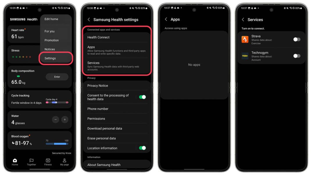 Samsung Health App Samsung Health App