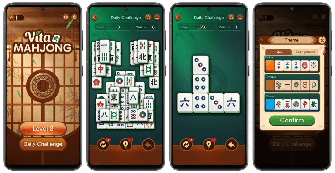 Screenshots des Spiels Vita Mahjong