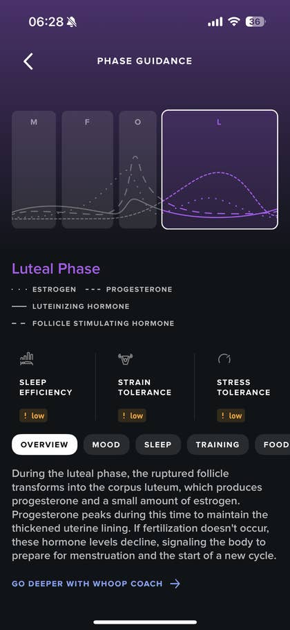 Diagramm, das die Hormonspiegel während der Lutealphase zeigt, einschließlich Östrogen, Progesteron und Hormonanleitung.