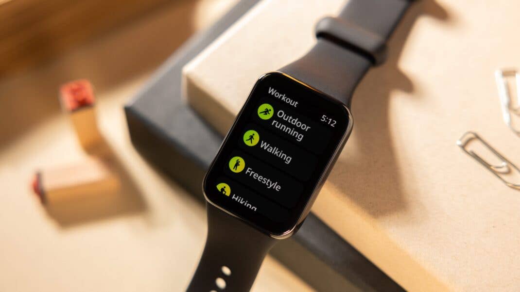 Blick aufs Menü für die Sportmodi des Xiaomi Smart Band 8 Pro Blick aufs Menü für die Sportmodi des Xiaomi Smart Band 8 Pro