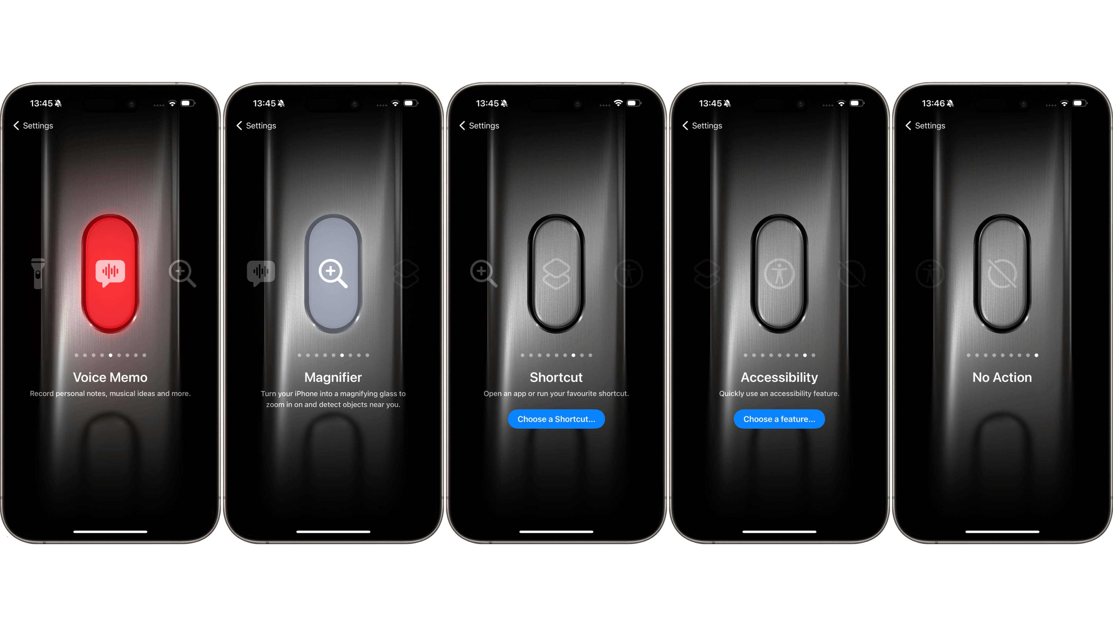 Aktionstaste des iPhone 15 Pro Max