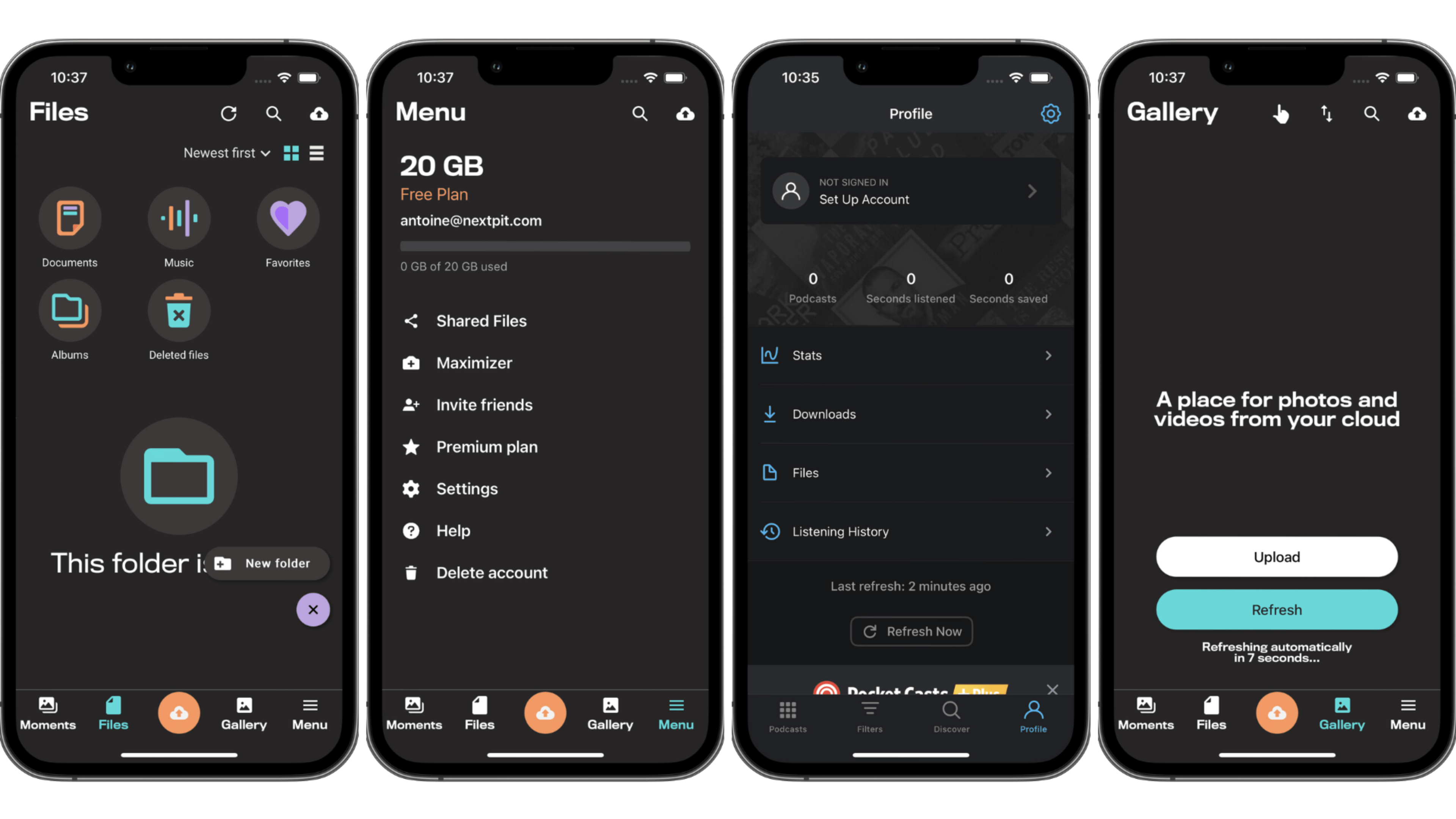 Degoo Screenshots: beste iOS-Apps 2023