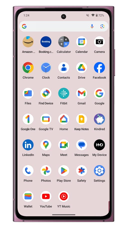 HMD Skyline-Screenshot aus dem App-Drawer