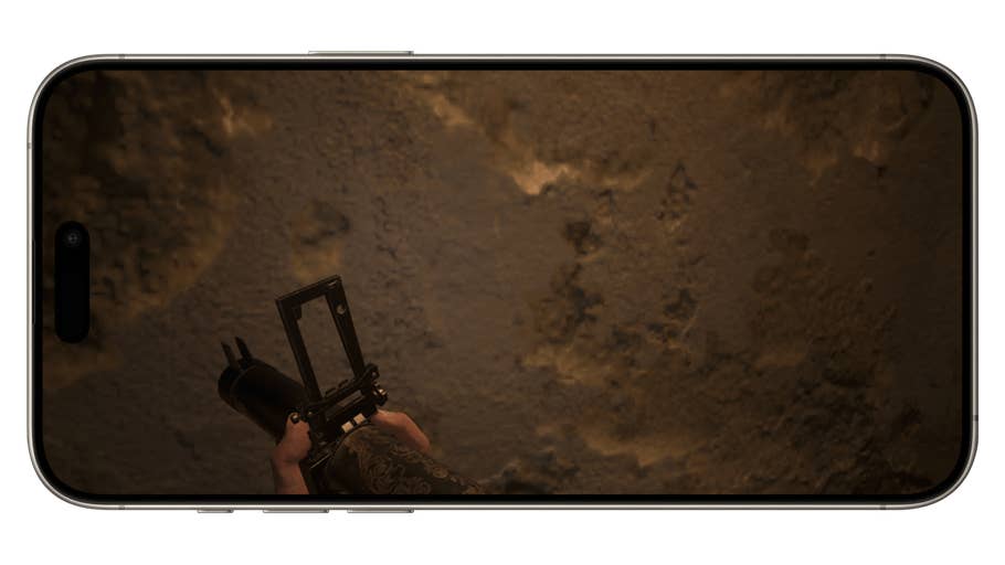 Screenshot aus dem Spiel Resident Evil Village, aufgenommen auf dem Apple iPhone 15 Pro Max