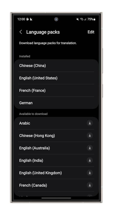 Screenshot der KI-Funktionen im Samsung-Browser