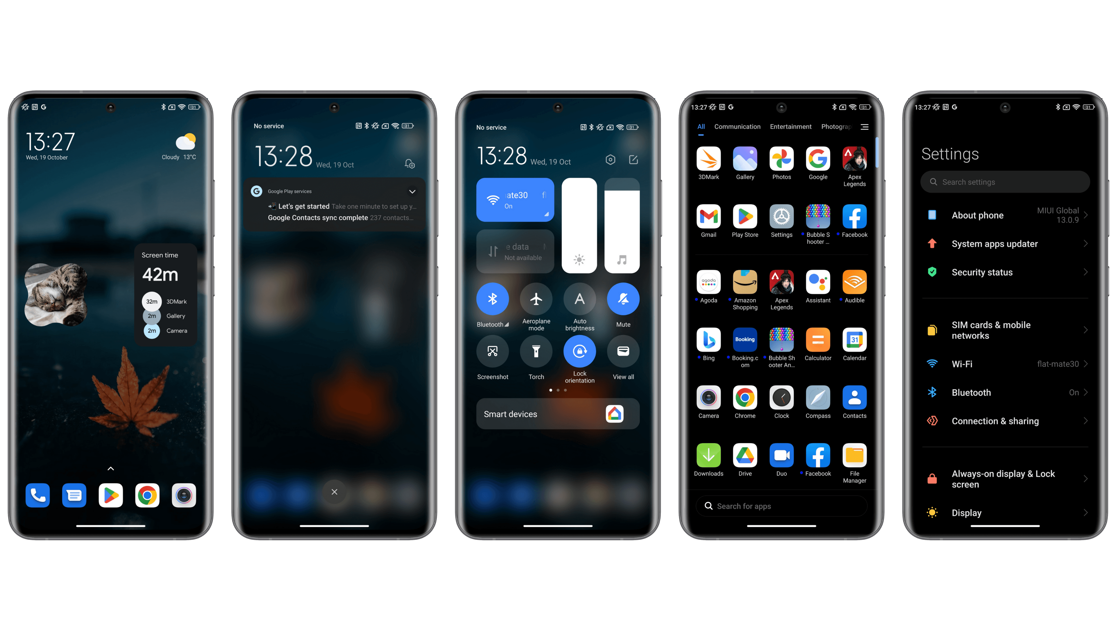 Xiaomi 12T Pro captures d ecran design interface MIUI 13