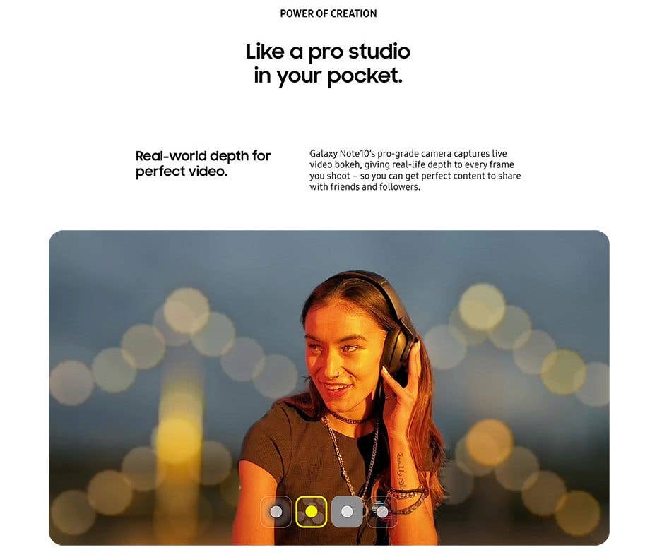 note 10 marketing leak camera