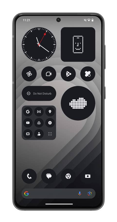 Screenshot vom CMF Phone 1, der das Nothing OS 2.6-Interface zeigt