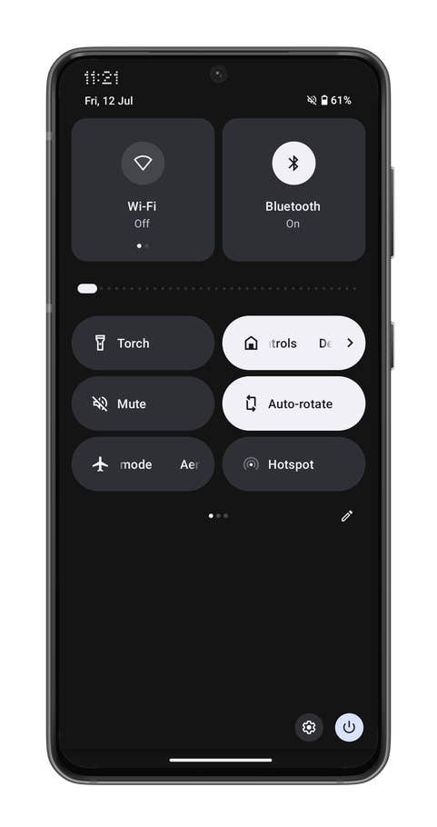 Screenshot vom CMF Phone 1, der das Nothing OS 2.6-Interface zeigt