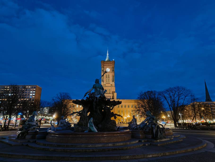 Mit dem Nothing Phone (2a) aufgenommenes Nachtfoto