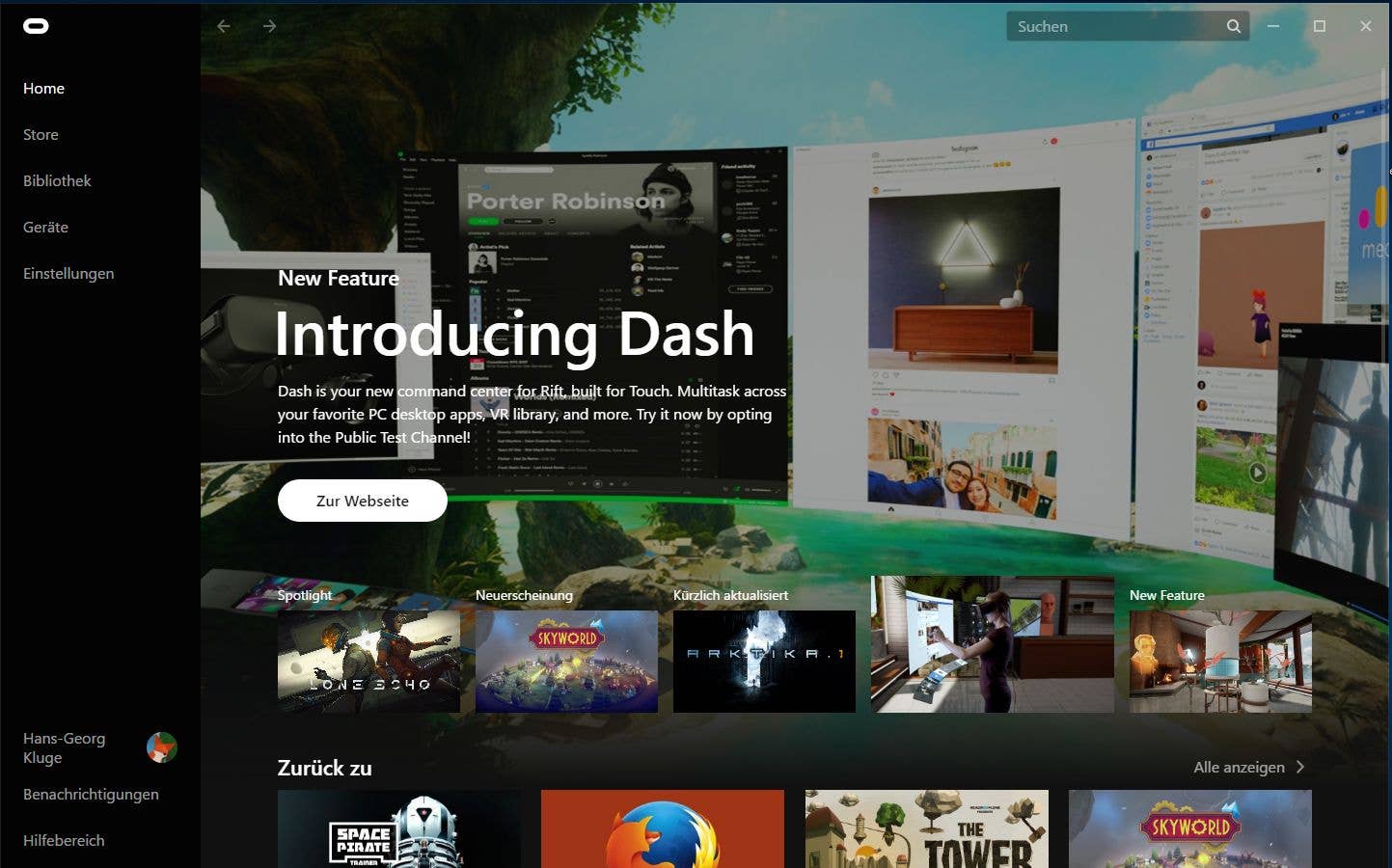 oculus core 2 0 test