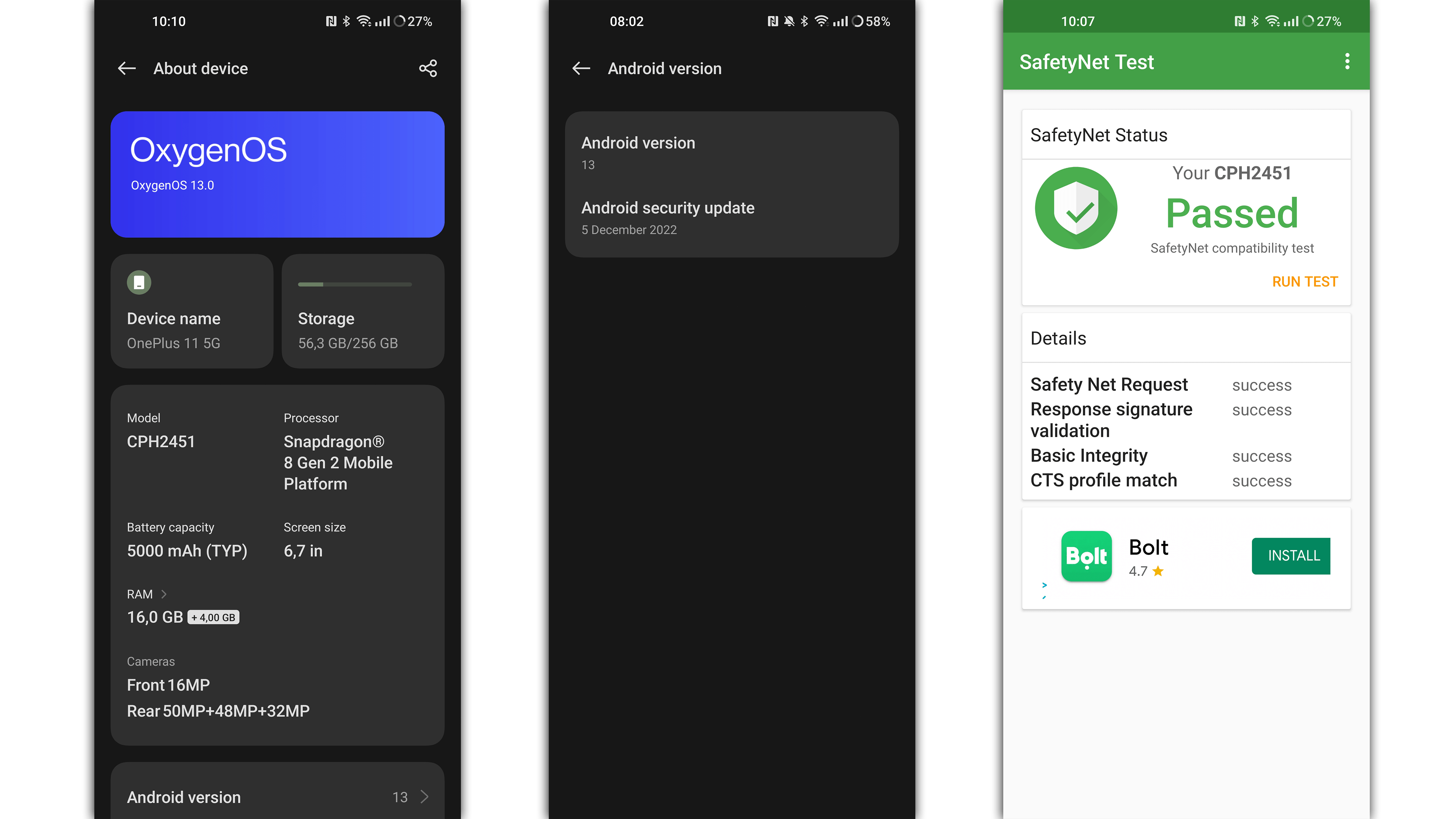 Wir sehen das OnePlus 11 5G (US-Modell)