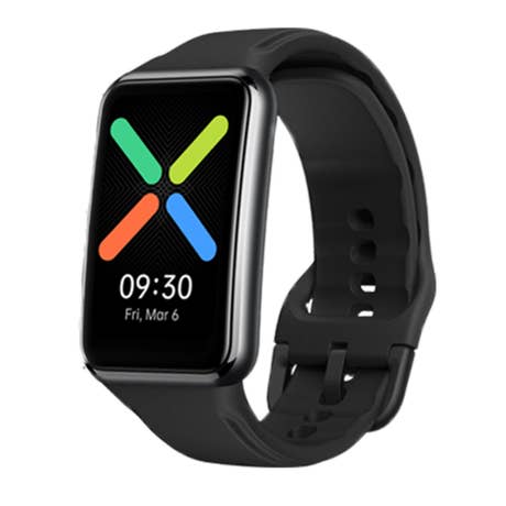 oppo-watch-free-seitlich-vorn-schwarz