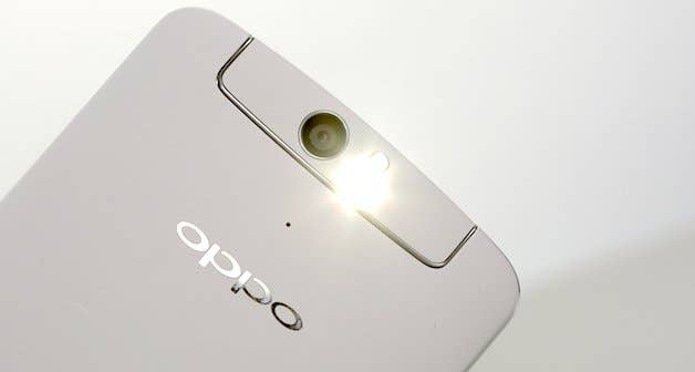 oppo n1 unboxing flash light
