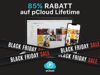 pCloud-Banner zum Black Friday 2023