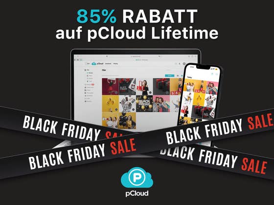 Cloud-Speicher in Europa: pCloud gibt 85 % Rabatt zu Black Friday