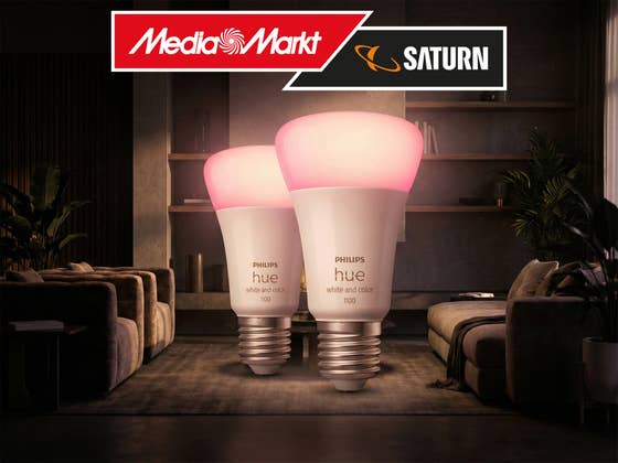 Smarte Beleuchtung zum Bestpreis: Lampen-Doppelpack von Philips Hue jetzt im Preissturz!