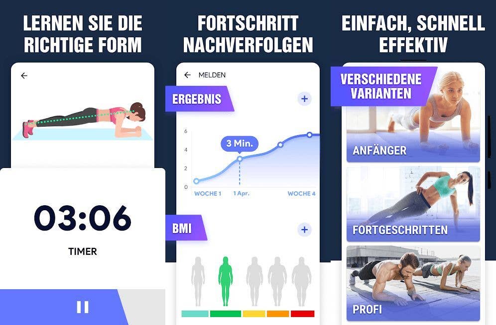plank challenging app