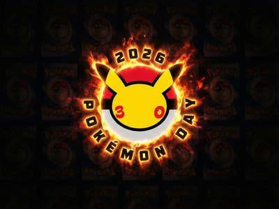 Pokemon-Day-2026-Logo das in Flammen steht
