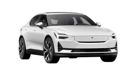 Polestar 2 weiß von vorne