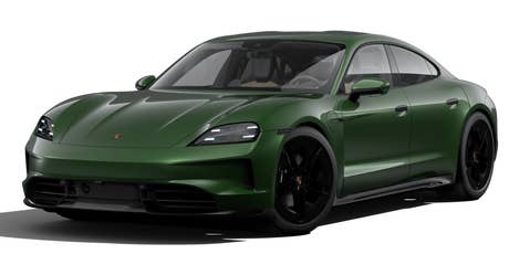 porsche-taycan-gts-sport-turismo-2024-seitlich-vorn-dunkelgruen