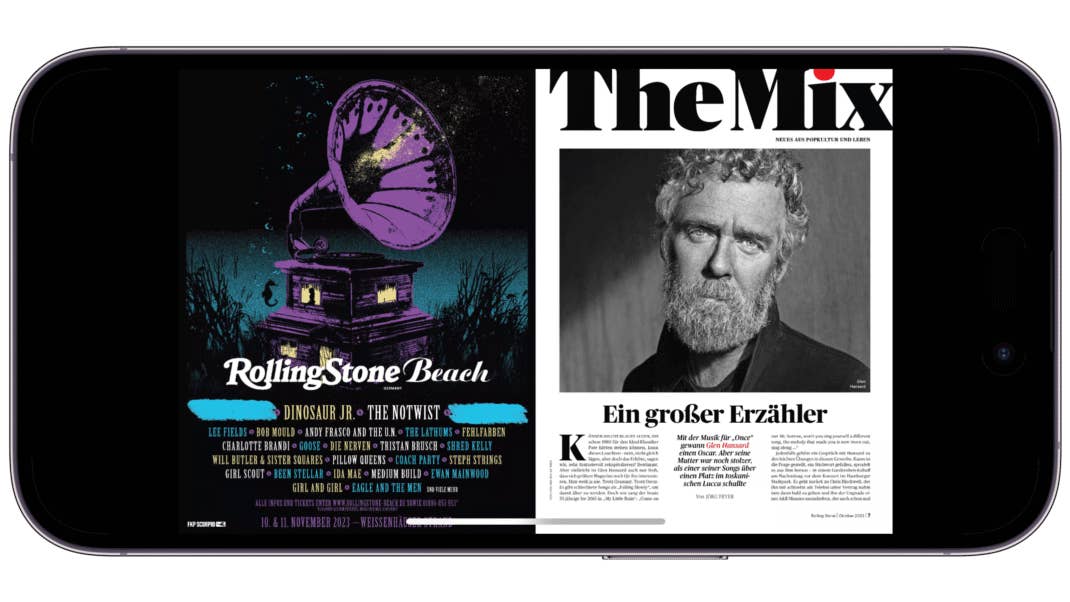 Die readly-app auf einem iPhone