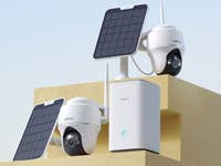 Reolink-Produkte auf einem Podest