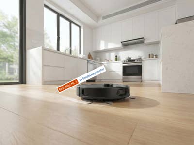 Der Roborock Qrevo QV 35A in einer modernen Küche