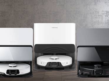 Roborock S8 MaxV Ultra, S8 Max Ultra und S8 Pro Ultra nebeneinander