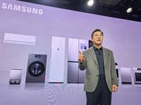 Samsung-Vize JH Han bei der Samsung-Keynote im Rahmen der CES 2026.