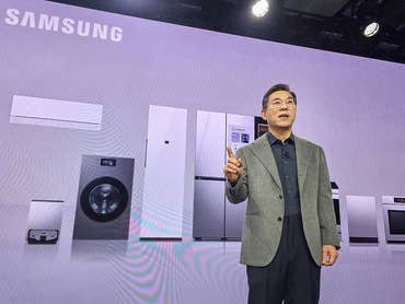 Samsung-Vize JH Han bei der Samsung-Keynote im Rahmen der CES 2026.