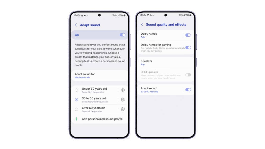 Screenshot des Samsung Galaxy S24
