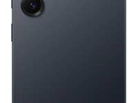 Samsung Galaxy S25 in schwarz von hinten