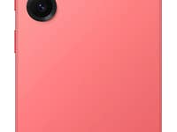 Samsung Galaxy S25 in rot von hinten