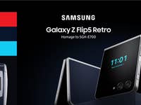 Samsung präsentiert sein Galaxy Z Flip 5 in der Retro-Edition