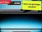 Samsung Galaxy Tab S11 mit einem MediaMarkt/Saturn-Logo