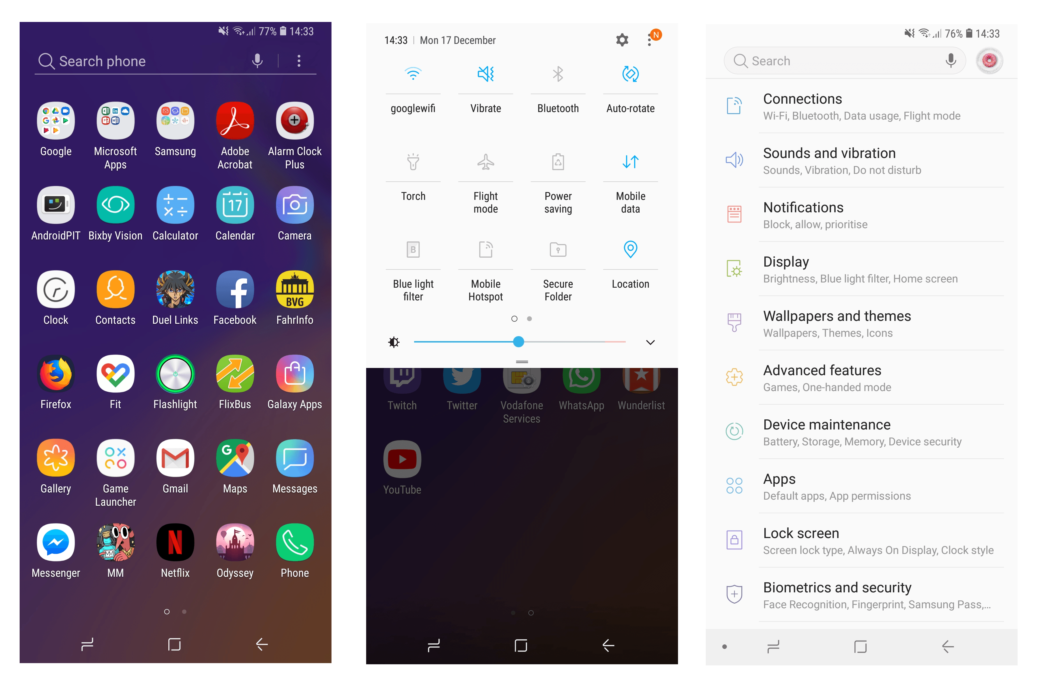 samsung experience a9