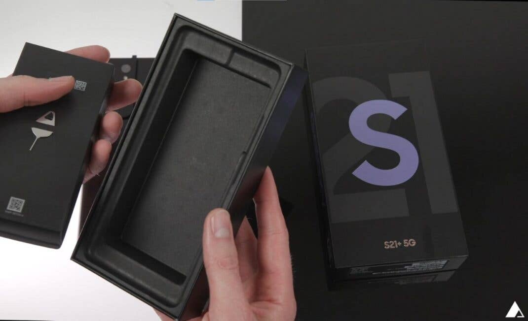 samsung galaxy s21 no charger box