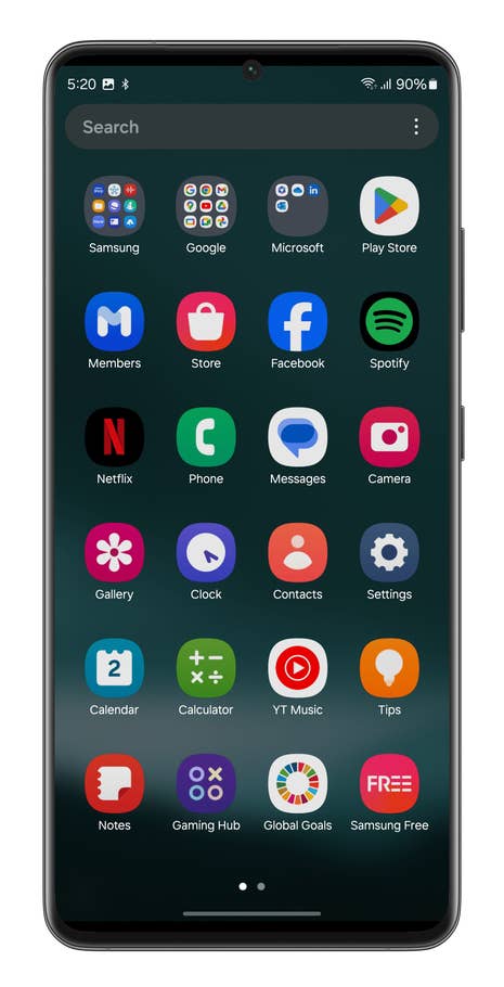 Screenshot von One UI 6 auf dem Samsung Galaxy S24 Ultra