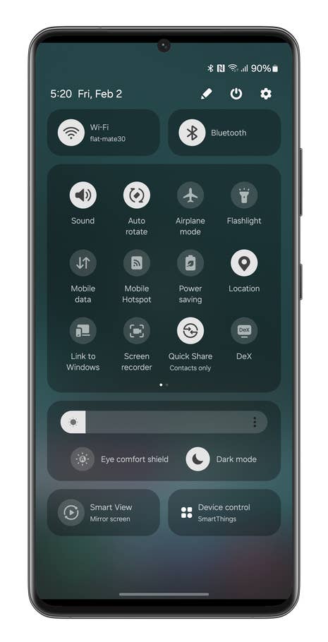 Screenshot von One UI 6 auf dem Samsung Galaxy S24 Ultra