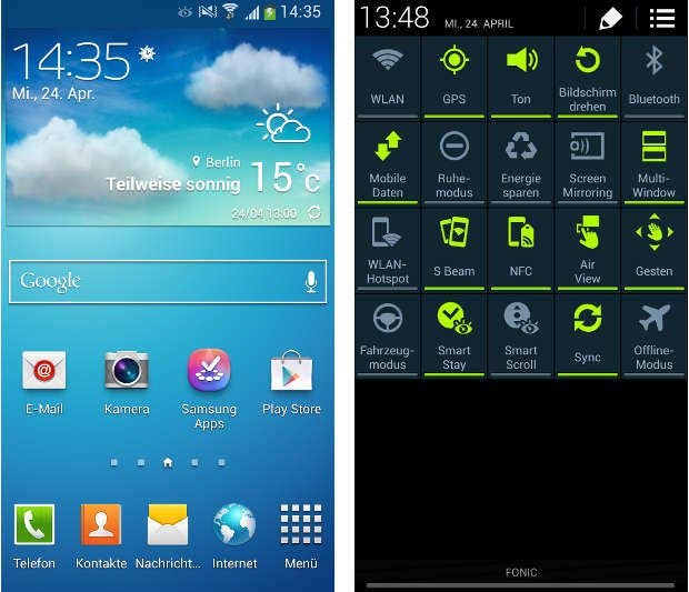 sc1 touchwiz menu