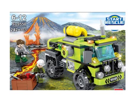 Foto: Klemmbaustein Sembo Doomsday Rescue - Escort From The Crater Technic (SD9550)